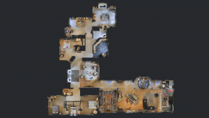 3D view of the house provides accurate floorplan